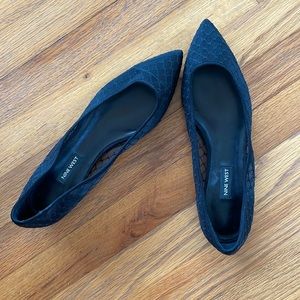Size 10; black flats from Nine West